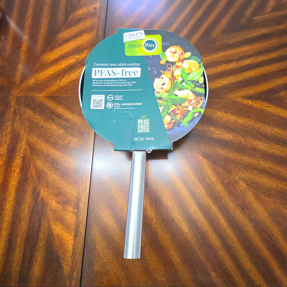 GreenPan Chef's Collection 28cm Ceramic Non-Stick Wok, Induction Ready